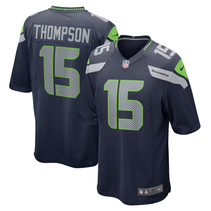 Men Seattle Seahawks #15 Cody Thompson Nike College Navy Home Game Player NFL Jersey->customized nfl jersey->Custom Jersey